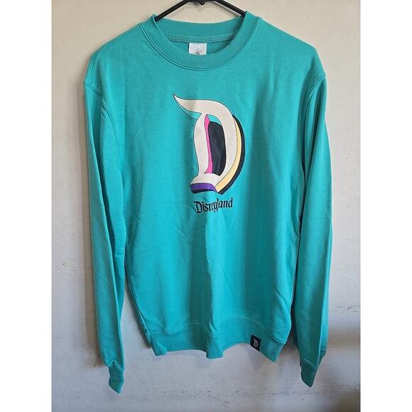 Disney Disneyland Resort Pullover Sweater Adult Size S NWT Green - Picture 1 of 10